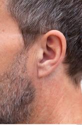 Ear Man White Average Bearded